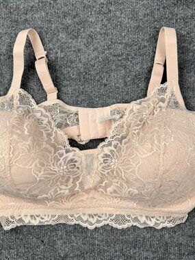 Bali DFW114 Comfort Revolution Easylite Wireless Bra Lace Front Close 3XL Nude